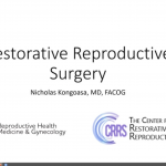 March Grand Rounds: Restorative Reproductive Surgery